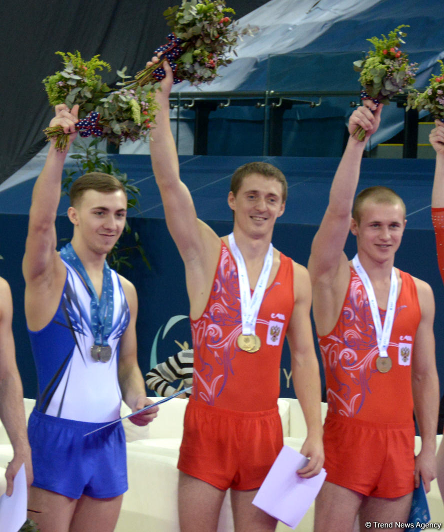 Award ceremony held for winners at FIG World Cup in Trampoline Gymnastics in Baku (PHOTOS)