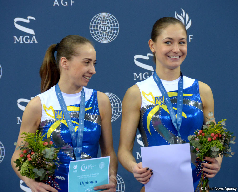 Award ceremony held for winners at FIG World Cup in Trampoline Gymnastics in Baku (PHOTOS)
