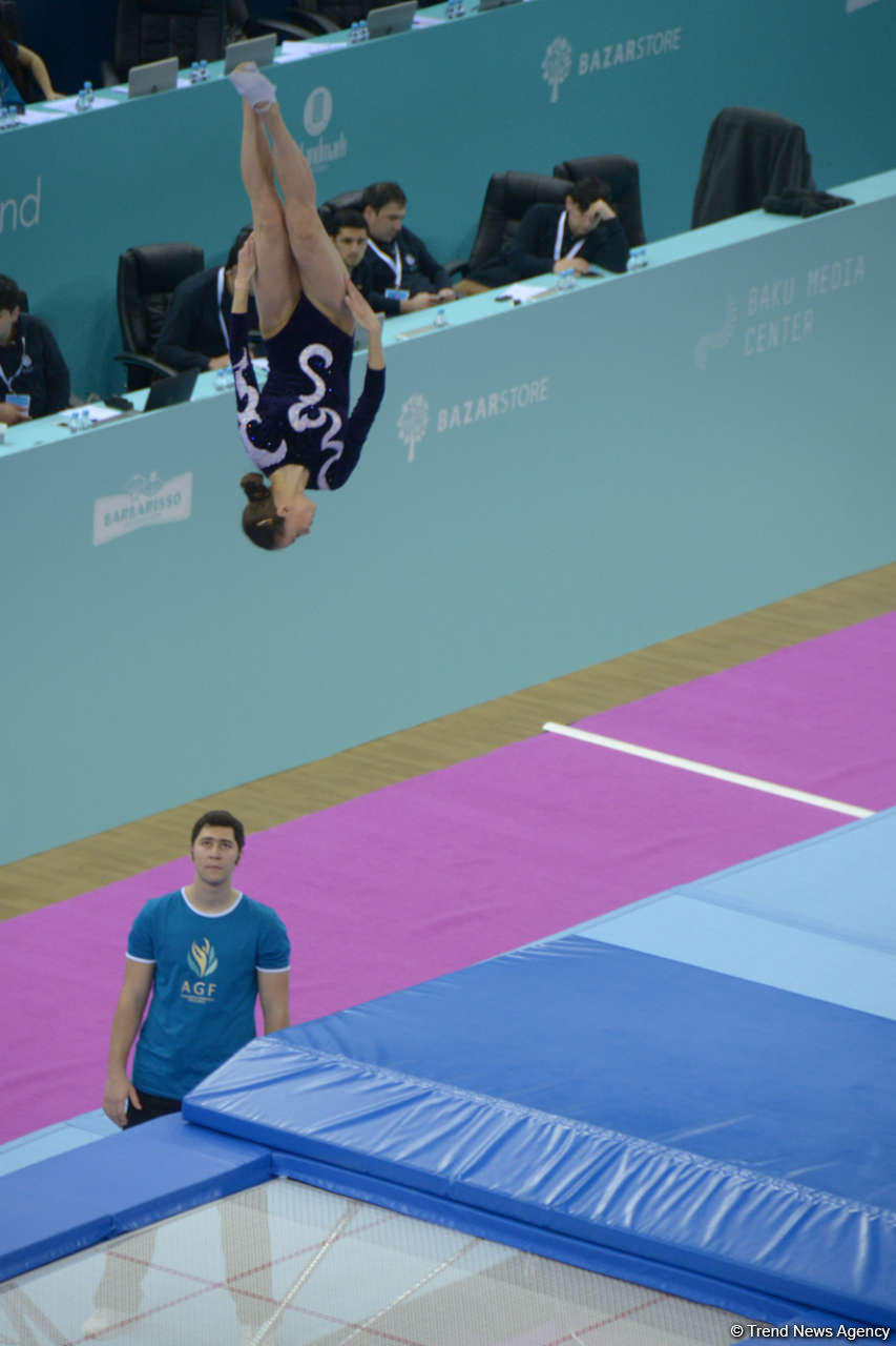 Day 2 of FIG World Cup in Trampoline Gymnastics in Baku (PHOTOS)