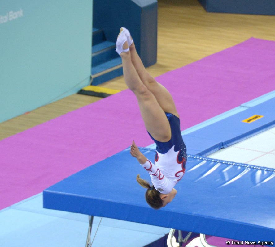 Day 2 of FIG World Cup in Trampoline Gymnastics in Baku (PHOTOS)
