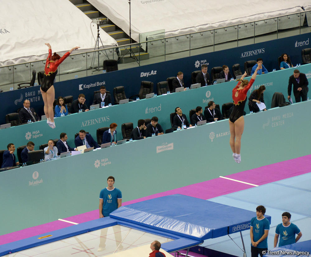 Day 2 of FIG World Cup in Trampoline Gymnastics in Baku (PHOTOS)