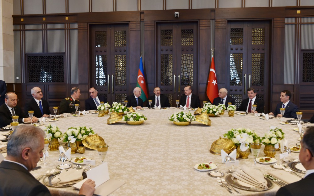 Reception hosted in Turkey in honor of Azerbaijani president