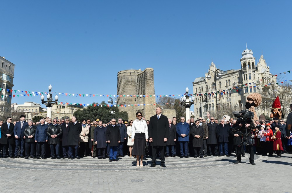 President Ilham Aliyev with spouse join nationwide festivities on occasion of Novruz (PHOTO)