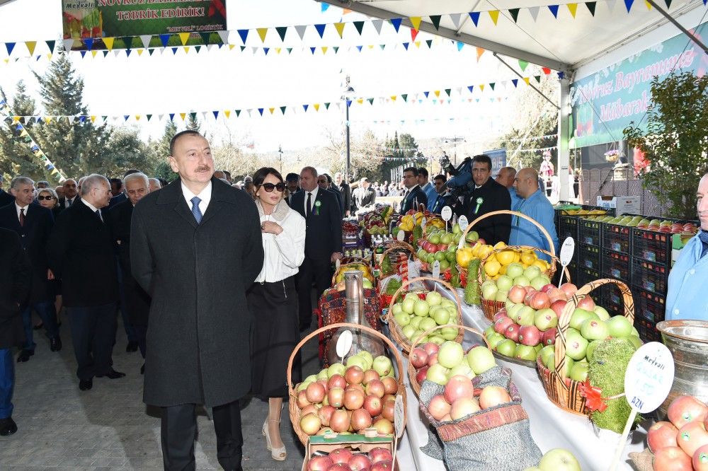 President Ilham Aliyev with spouse join nationwide festivities on occasion of Novruz (PHOTO)
