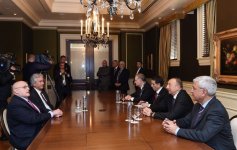 President Ilham Aliyev meets with US public figures