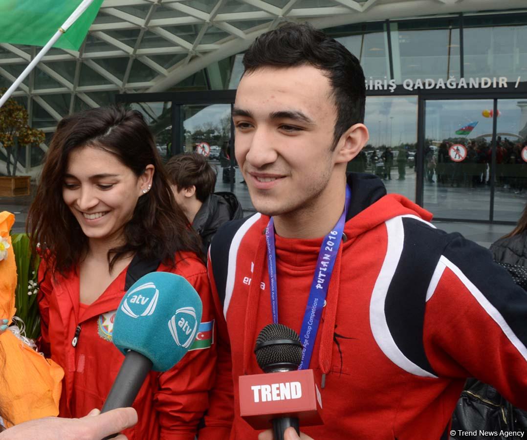 Azerbaijani gymnasts to continue training to achieve good results