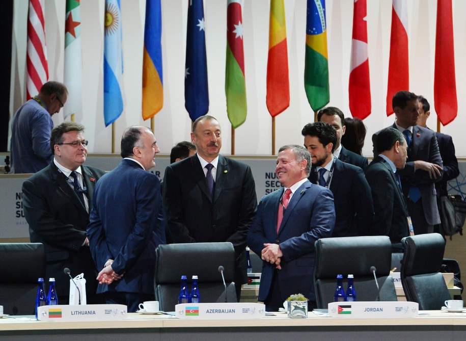 Azerbaijani president participates in 4th Nuclear Security Summit Opening Plenary (PHOTO)