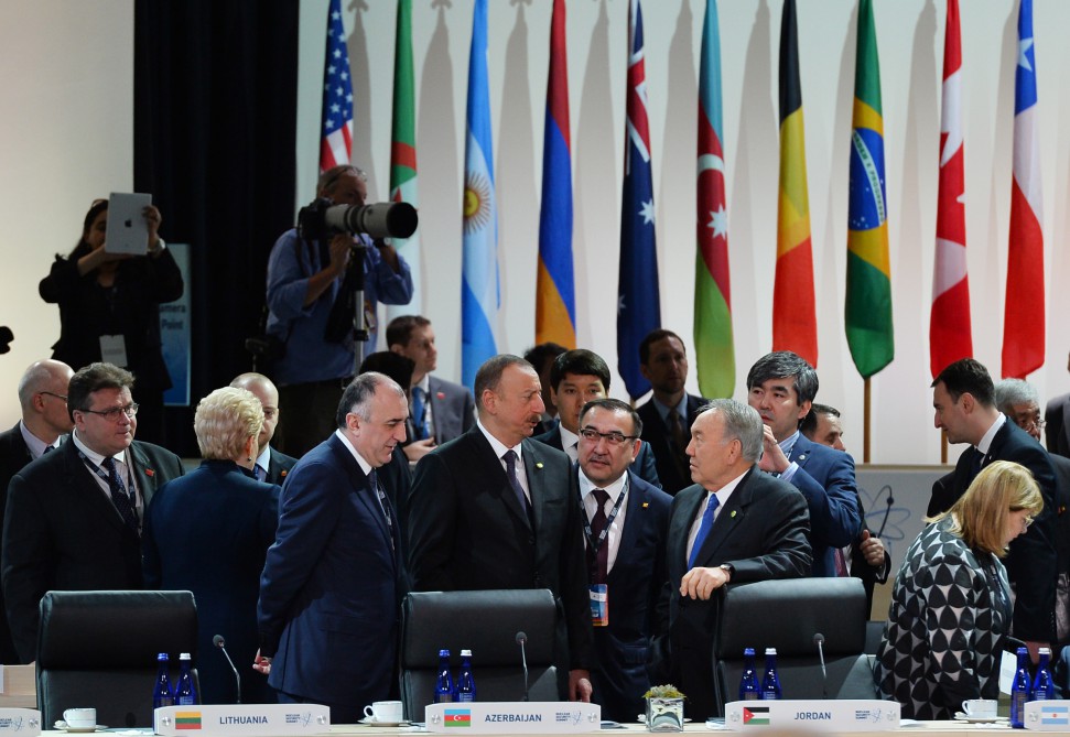 Azerbaijani president participates in 4th Nuclear Security Summit Opening Plenary (PHOTO)