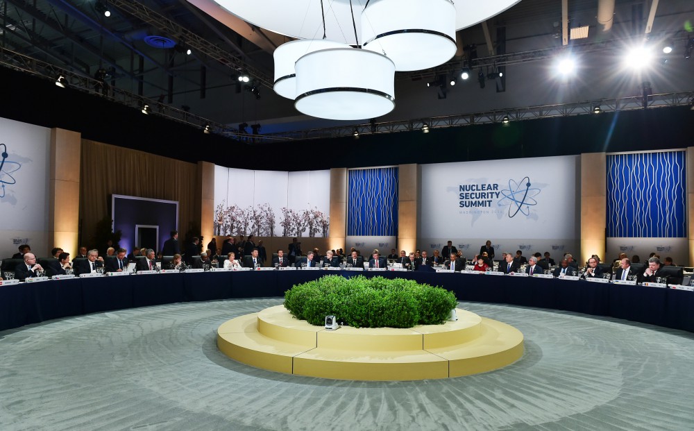Azerbaijani president participates in 4th Nuclear Security Summit Opening Plenary (PHOTO)