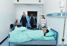 Azerbaijan’s president visits injured servicemen at Defense Ministry’s Central Clinical Hospital