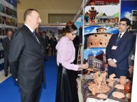 Ilham Aliyev with spouse attends Azerbaijan International Travel and Tourism Fair