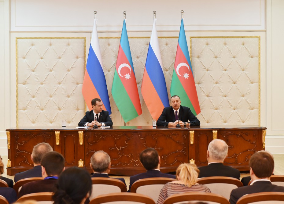 President Aliyev: Medvedev’s visit - proof of friendly attitude to Azerbaijan