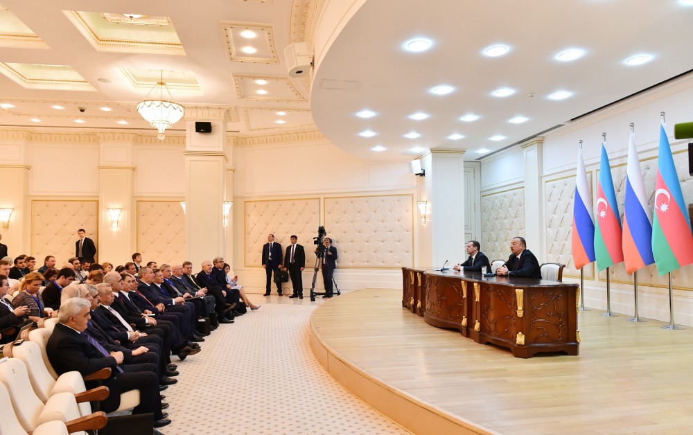 President Aliyev: Medvedev’s visit - proof of friendly attitude to Azerbaijan