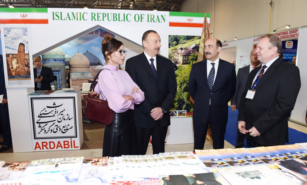 Ilham Aliyev with spouse attends Azerbaijan International Travel and Tourism Fair