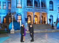 President Aliyev, his spouse attend reception in honor of heads of state and gov’t, attending 13th OIC Summit (PHOTO)