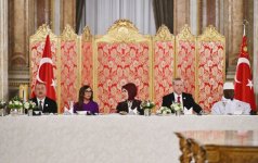 President Aliyev, his spouse attend reception in honor of heads of state and gov’t, attending 13th OIC Summit (PHOTO)