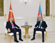 President Aliyev meets with Turkish president Erdogan