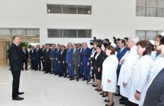 President Aliyev attends opening of Aghsu District Central Hospital’s new building