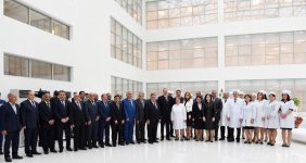 President Aliyev attends opening of Aghsu District Central Hospital’s new building