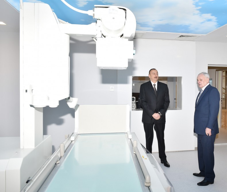 President Aliyev attends opening of Aghsu District Central Hospital’s new building