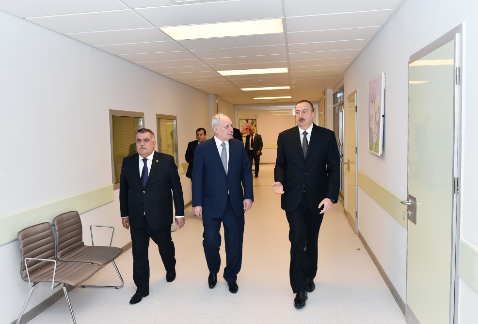 President Aliyev attends opening of Aghsu District Central Hospital’s new building