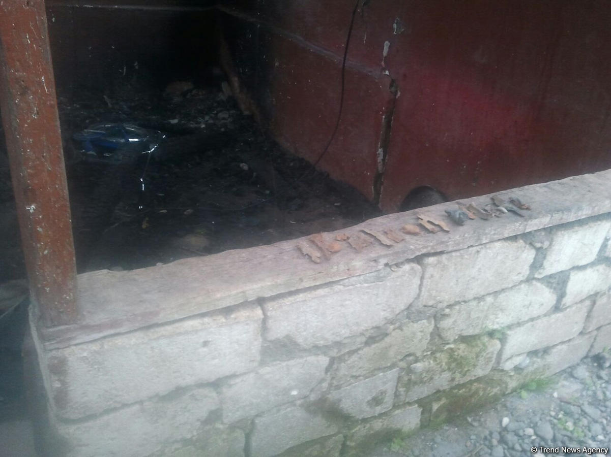 Armenians destroy houses in Azerbaijan’s Garadaghli village (PHOTOS)