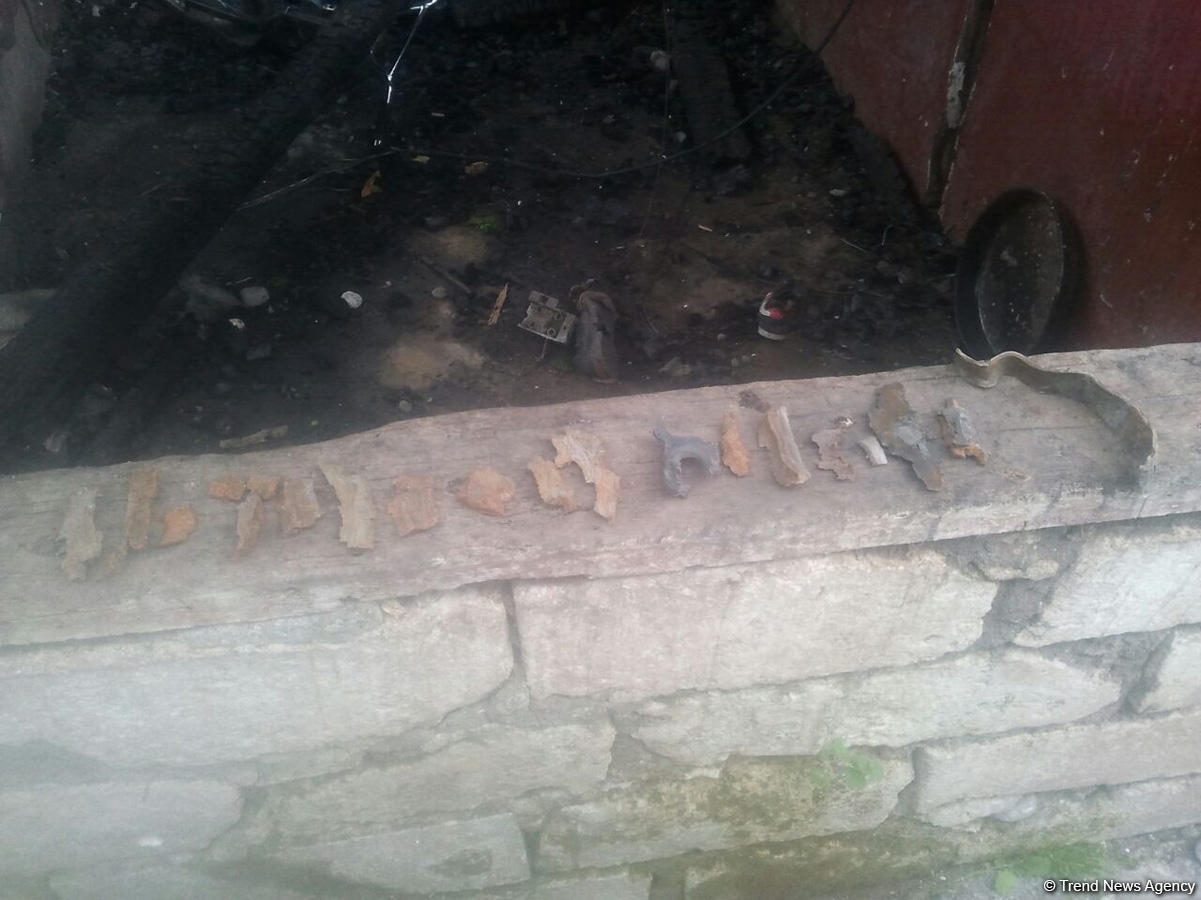 Armenians destroy houses in Azerbaijan’s Garadaghli village (PHOTOS)