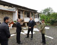 President Ilham Aliyev, his spouse visit Azerbaijan's Tartar, Barda and Aghdam districts