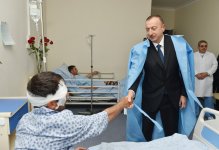 President Ilham Aliyev, his spouse visit Azerbaijan's Tartar, Barda and Aghdam districts