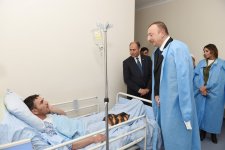 President Ilham Aliyev, his spouse visit Azerbaijan's Tartar, Barda and Aghdam districts