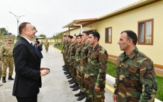 President Ilham Aliyev, his spouse visit Azerbaijan's Tartar, Barda and Aghdam districts