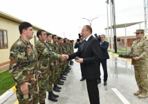 President Ilham Aliyev, his spouse visit Azerbaijan's Tartar, Barda and Aghdam districts