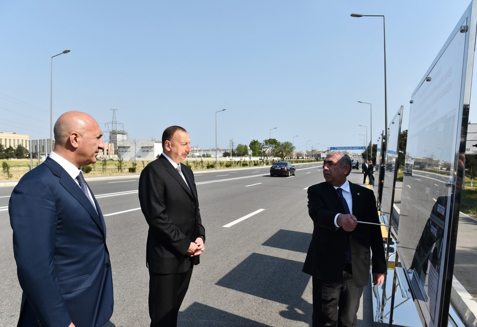 Azerbaijani president reviews newly reconstructed street in Baku’s Nizami district
