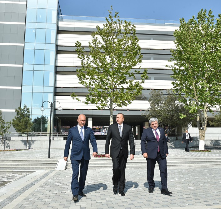 President Ilham Aliyev views conditions created in Heydar Garden