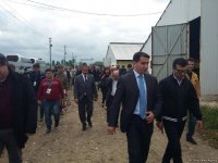 Diplomats visit Azerbaijan’s Aghdam, view houses shelled by Armenians