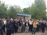Diplomats visit Azerbaijan’s Aghdam, view houses shelled by Armenians