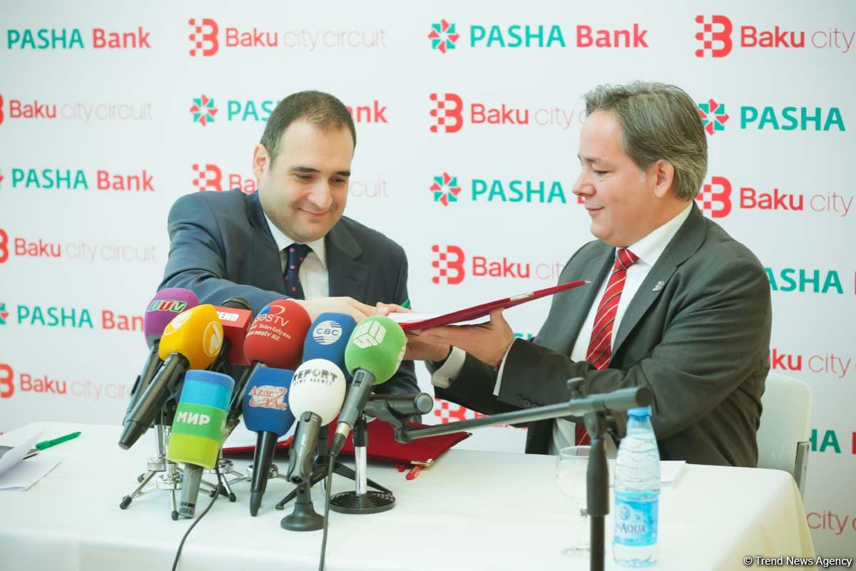 Azerbaijani PASHA Bank, Baku City Circuit sign MoU (PHOTO)