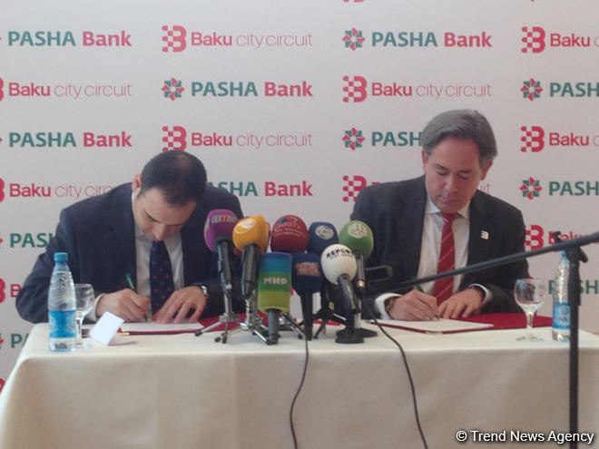 Azerbaijani PASHA Bank, Baku City Circuit sign MoU (PHOTO)