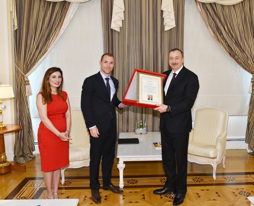 ‘The World`s Person of the Year 2015’ award presented to Azerbaijan’s president