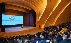 President Aliyev: Conveying Azerbaijani realities to world depends on diaspora as well
