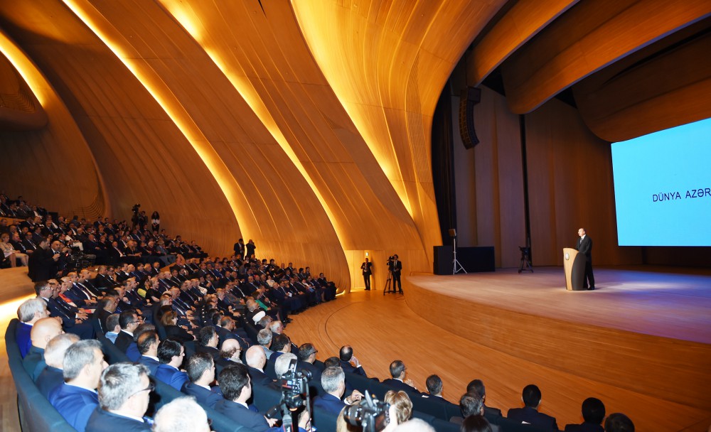 President Aliyev: Conveying Azerbaijani realities to world depends on diaspora as well