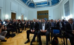 President Ilham Aliyev at Azerbaijan-Germany business forum in Berlin