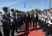 President Ilham Aliyev completes his working visit to Germany (PHOTO)