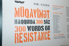 ‘300 Words on Resistance’, ‘Little Lies’ exhibitions open at YARAT Contemporary Art Space (PHOTO)
