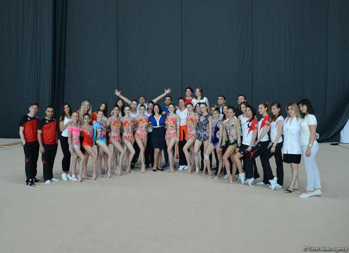 Azerbaijani gymnasts prepare for European championships in Israel (PHOTOS)