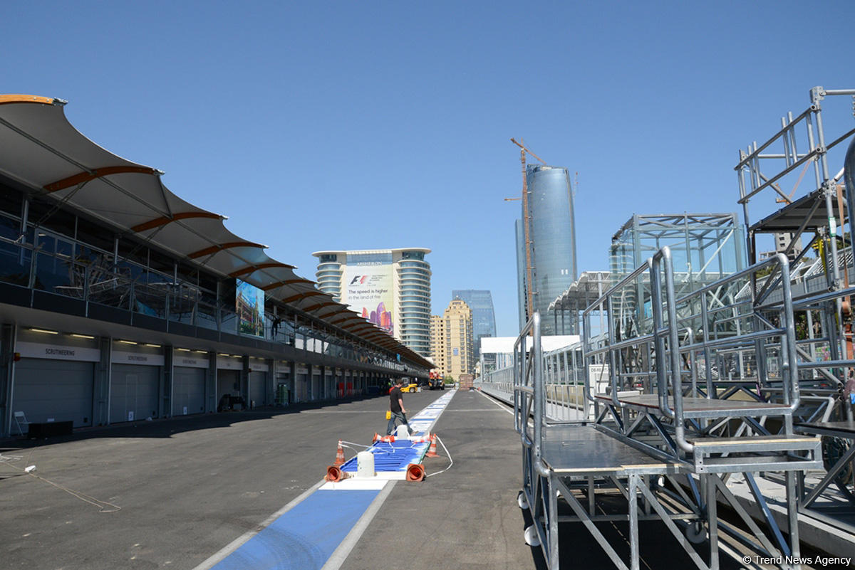 Baku completing preparations for Formula 1