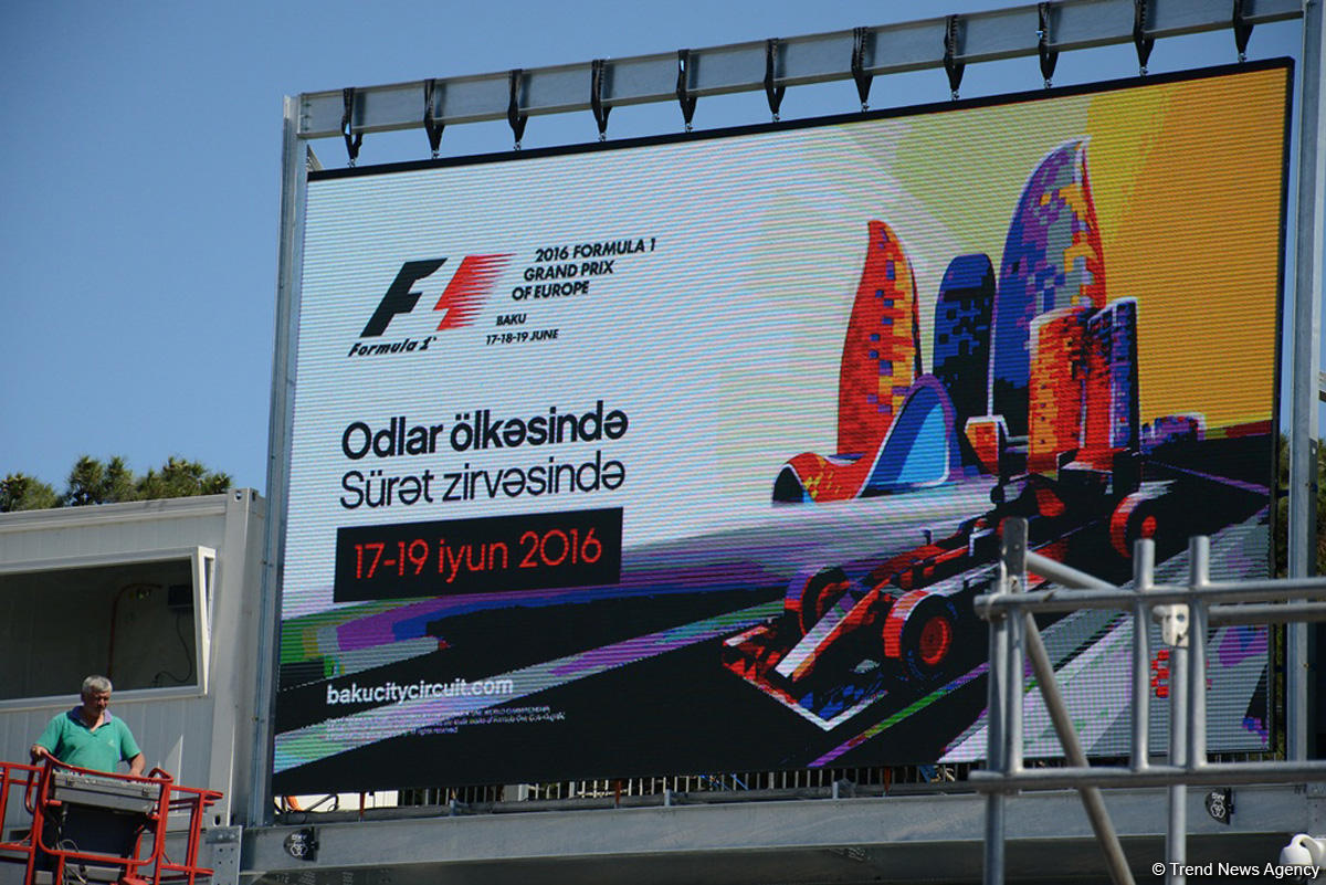 Baku completing preparations for Formula 1