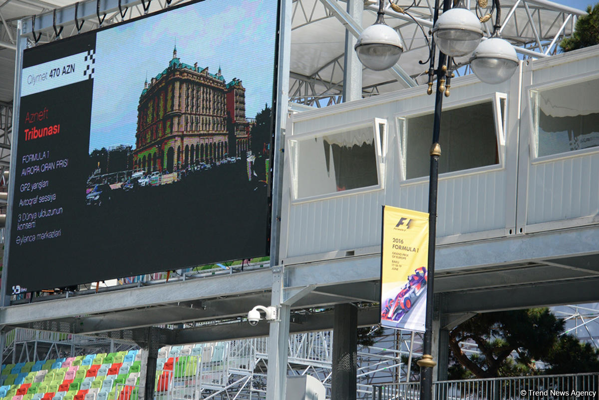 Baku completing preparations for Formula 1