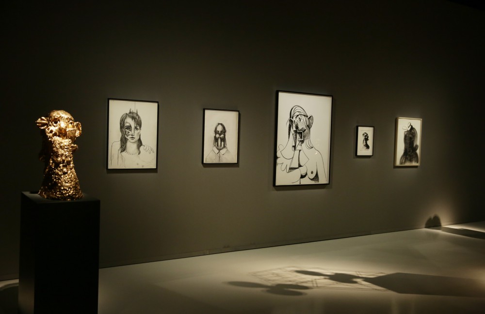Heydar Aliyev Foundation VP views solo exhibition of George Condo launched at Heydar Aliyev Center