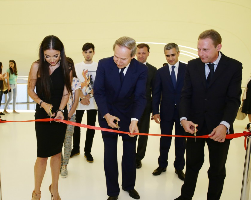 Heydar Aliyev Foundation VP views solo exhibition of George Condo launched at Heydar Aliyev Center